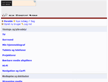 Tablet Screenshot of forum.recordere.dk
